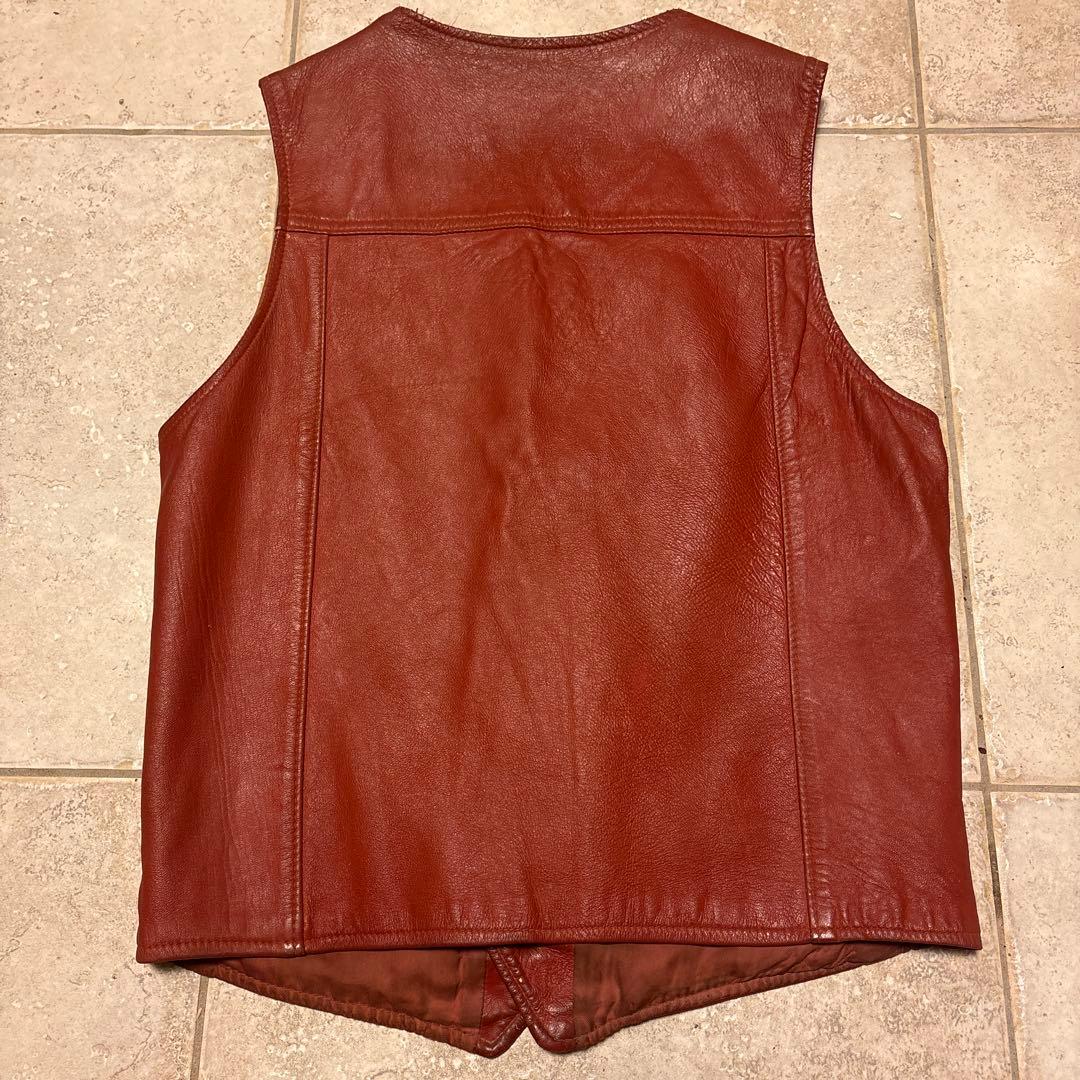 Schott レザーベスト　70年代
