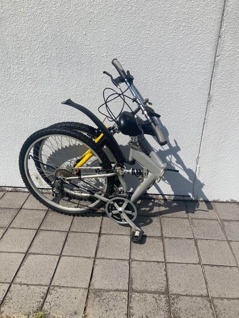 UGO片山右京モデル折りたたみマウンテンバイク　⭕️直接手渡し商品　取引中受付停止