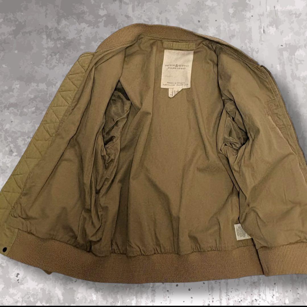 古着 DENIM&SUPPLY ラルフローレン タンカースJKT L ワッペン