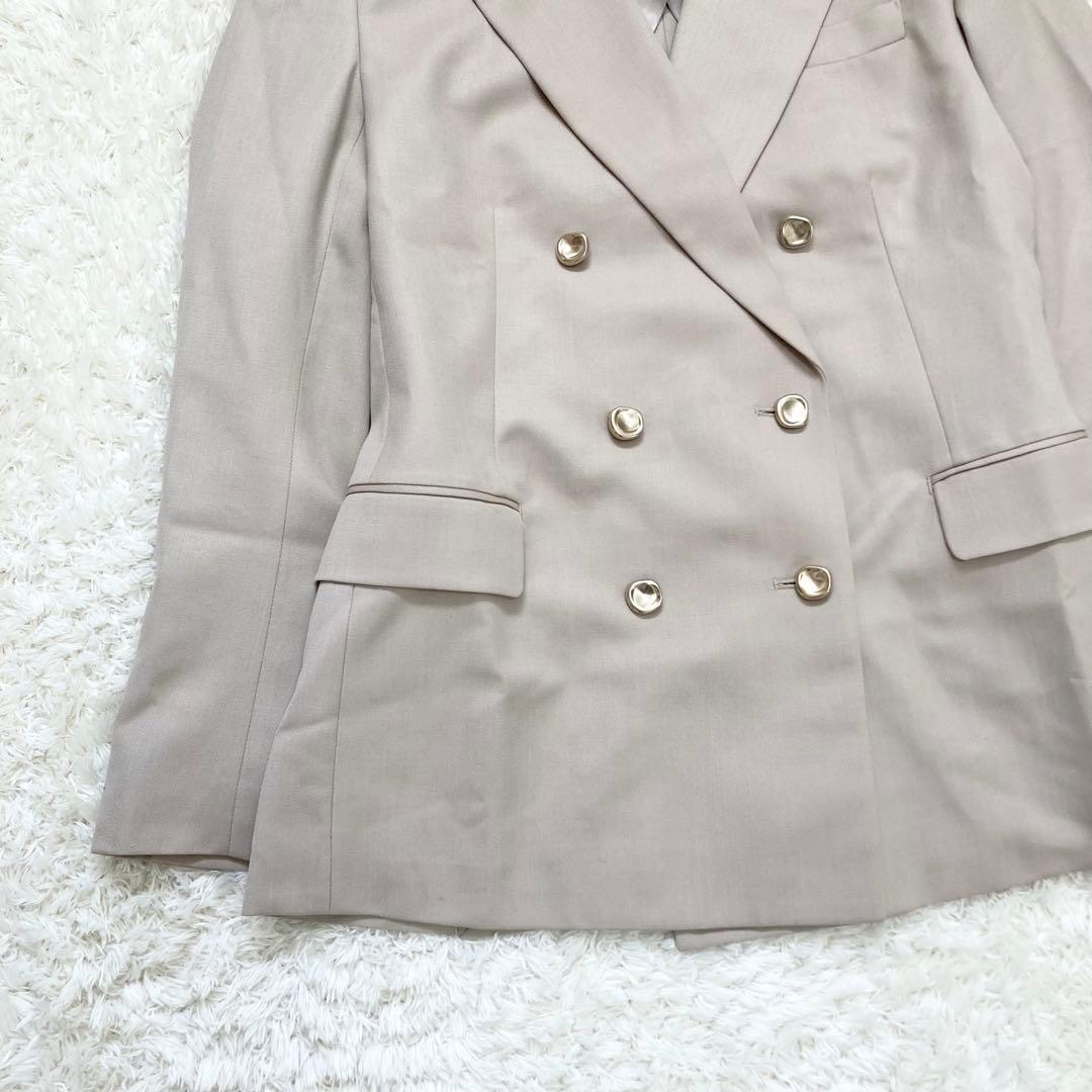 未使用級✨25年 エストネーション ピークドラペル ダブルブレストジャケット