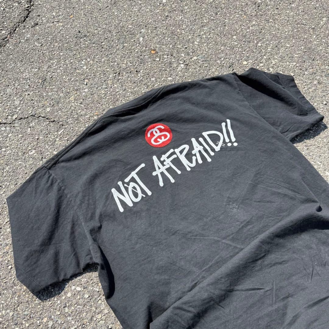 【USA製】STUSSY Tシャツ　エミネム　袖裾シングル