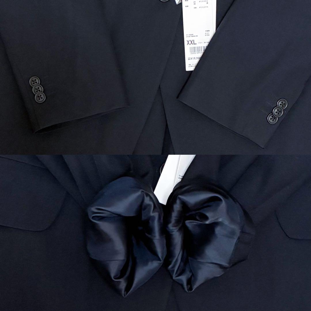 新品 UNIQLO ユニクロ+J テーラードジャケット XXL 紺 定価約2万