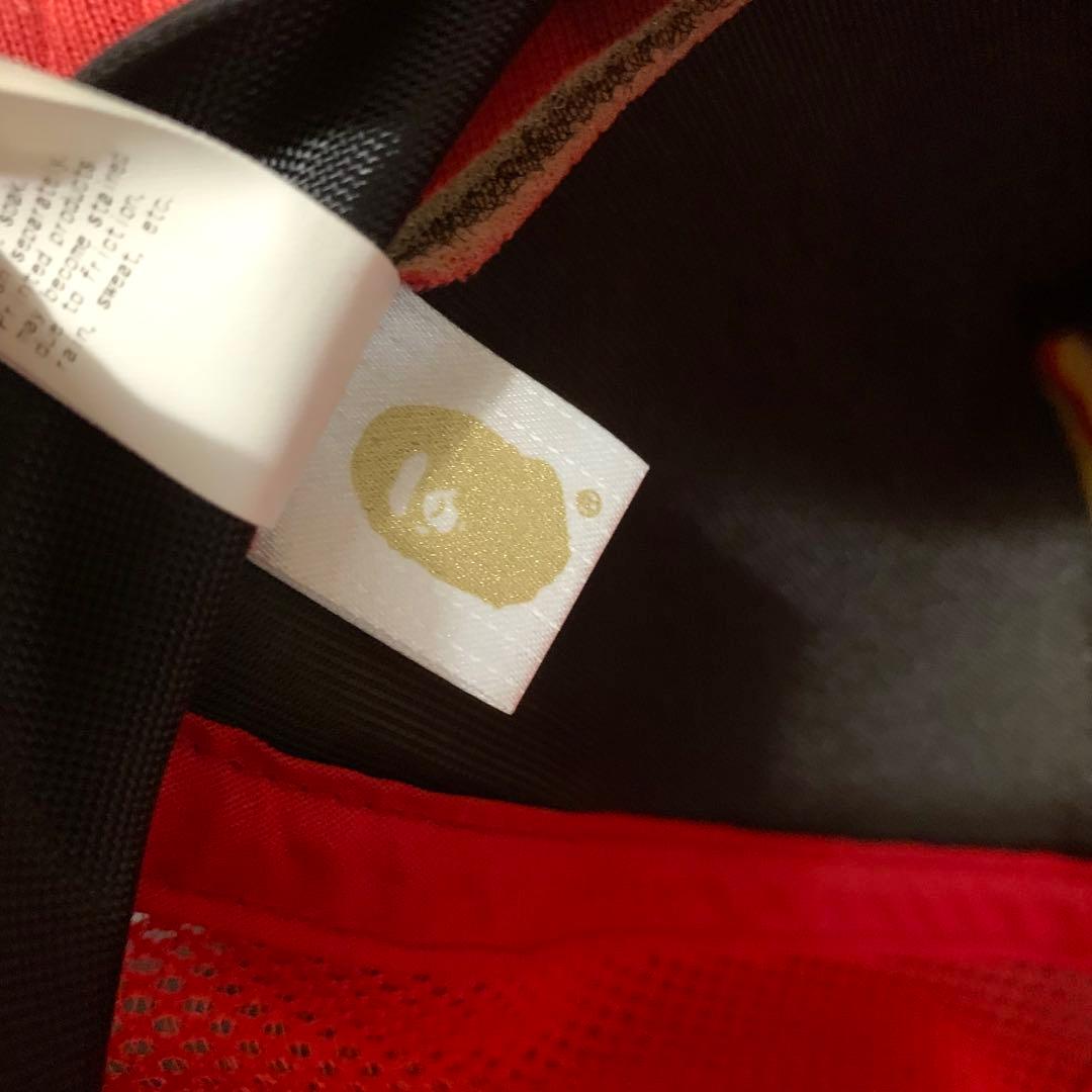 A Bathing Ape BAPE Red Camo ロゴ メッシュキャップ