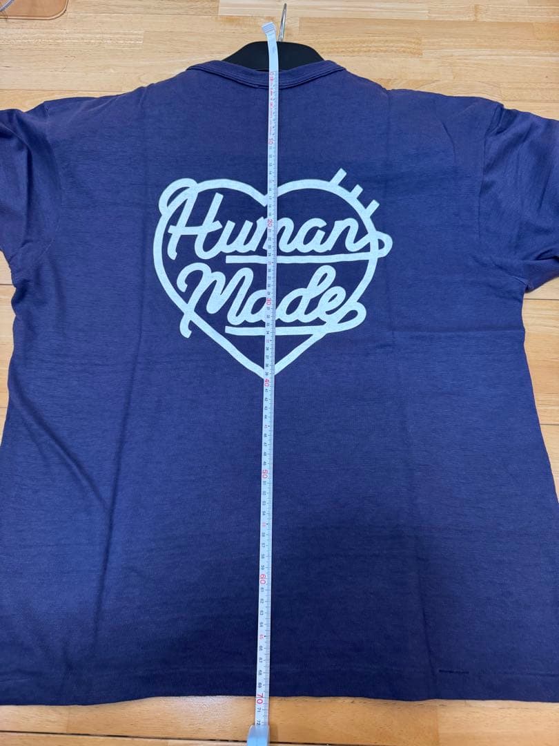 世界的人気のHUMAN MADE ネイビー Tシャツ