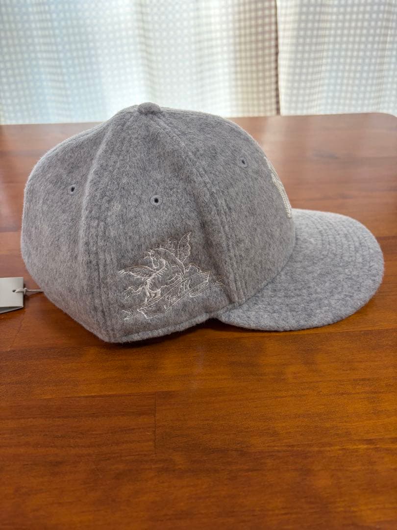 KITHニューエラ cap XL 7 5/8グレー　　袋付き