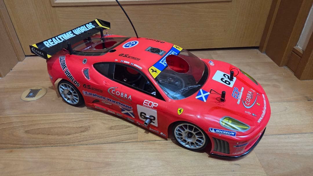 ラジコン エンジンカー 京商 フェーザーGP メカ、プロポ付き
