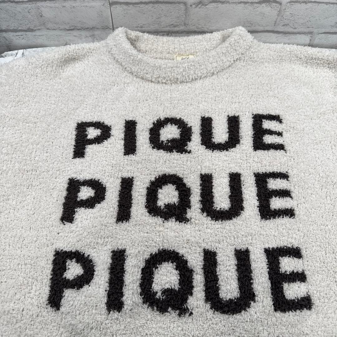 ジェラートピケ セットアップ パウダー ロゴ 星柄 ルームウェア 上下セット F