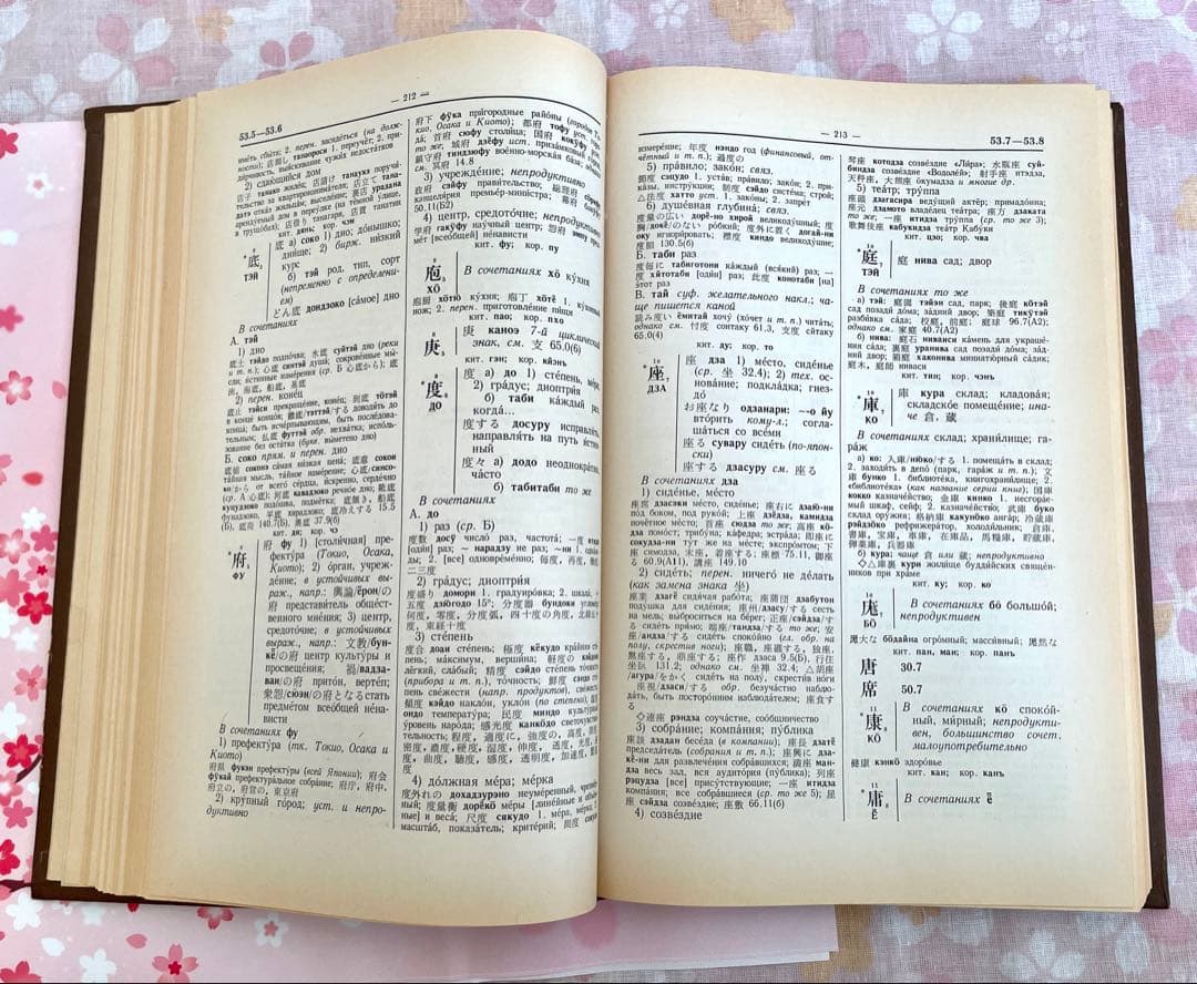 日本語-ロシア語 学習用漢字辞典1977年版