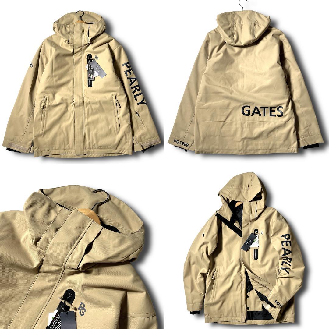 ま*ん様 ベージュ パーリーゲイツ 定価10.4万 防水防風 上下セット スノー
