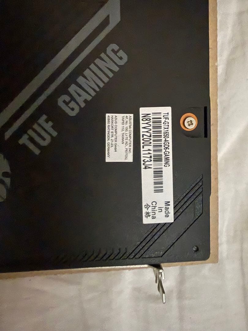 グラフィックボード・グラボ・ビデオカード TUF-GTX1650-4GD6-GAMING