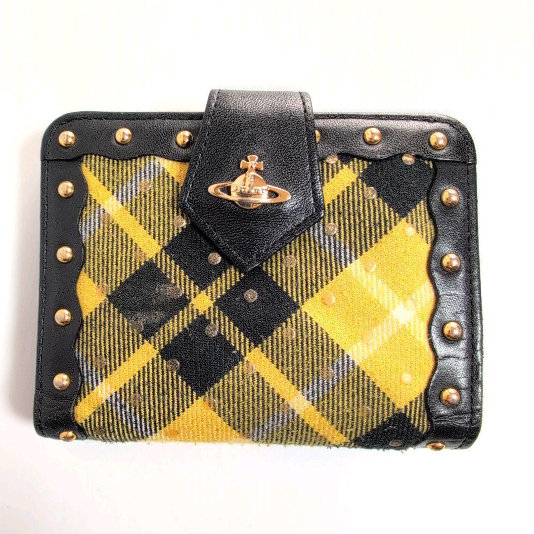 Vivienne Westwood 折り財布 オーブ スタッズ レザー 箱付き