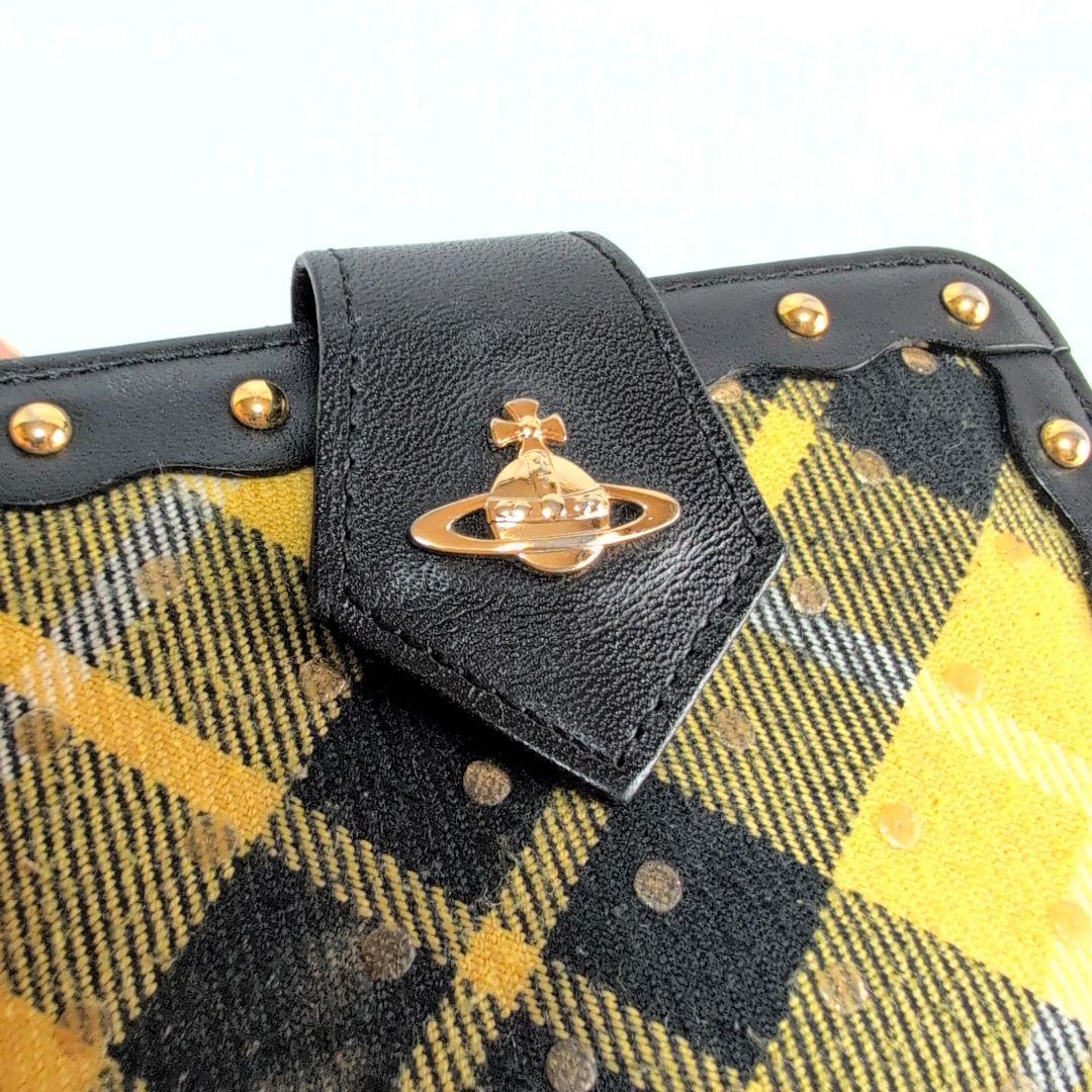 Vivienne Westwood 折り財布 オーブ スタッズ レザー 箱付き