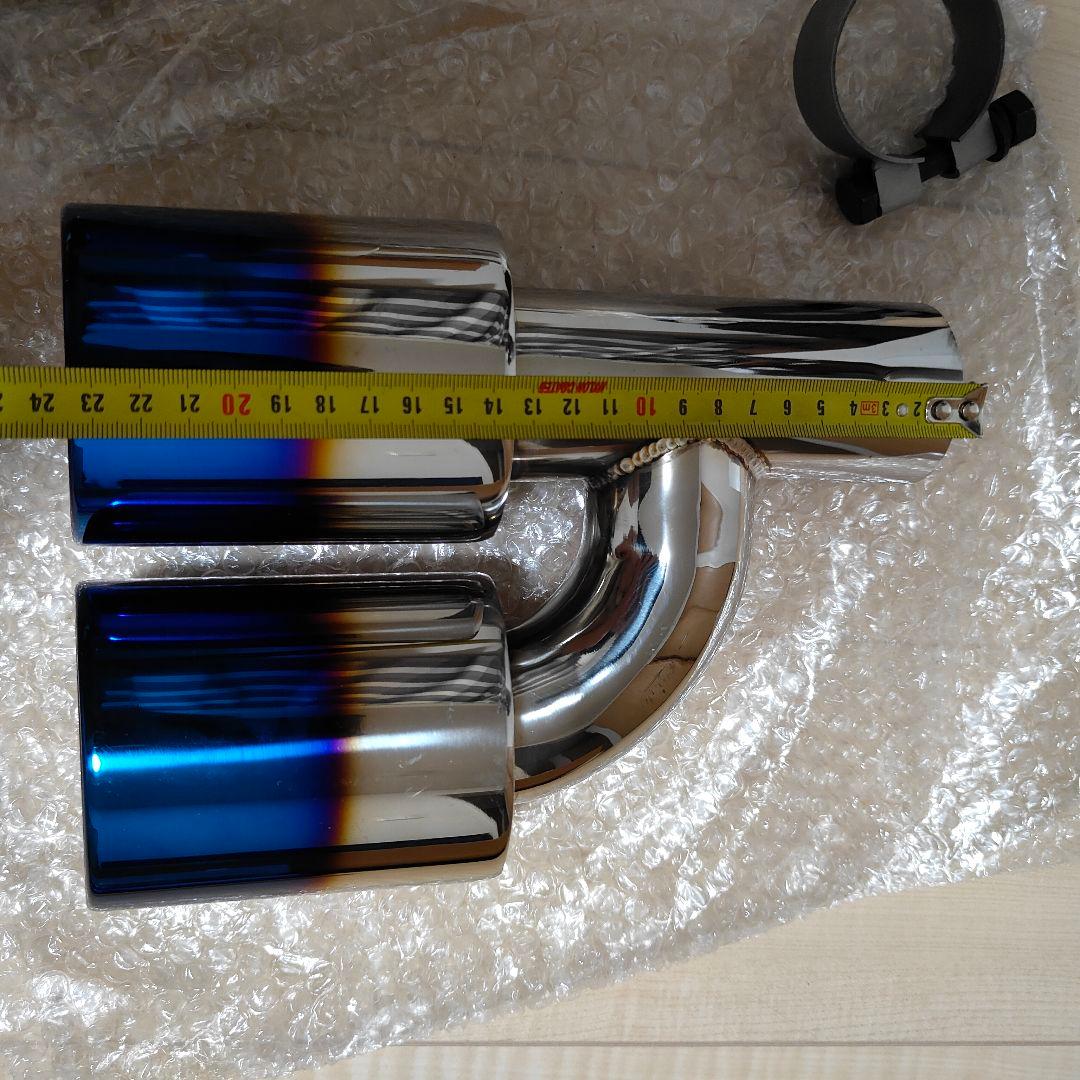 GOODGUNZ 左右デュアル出し チタンカラー マフラーカッター