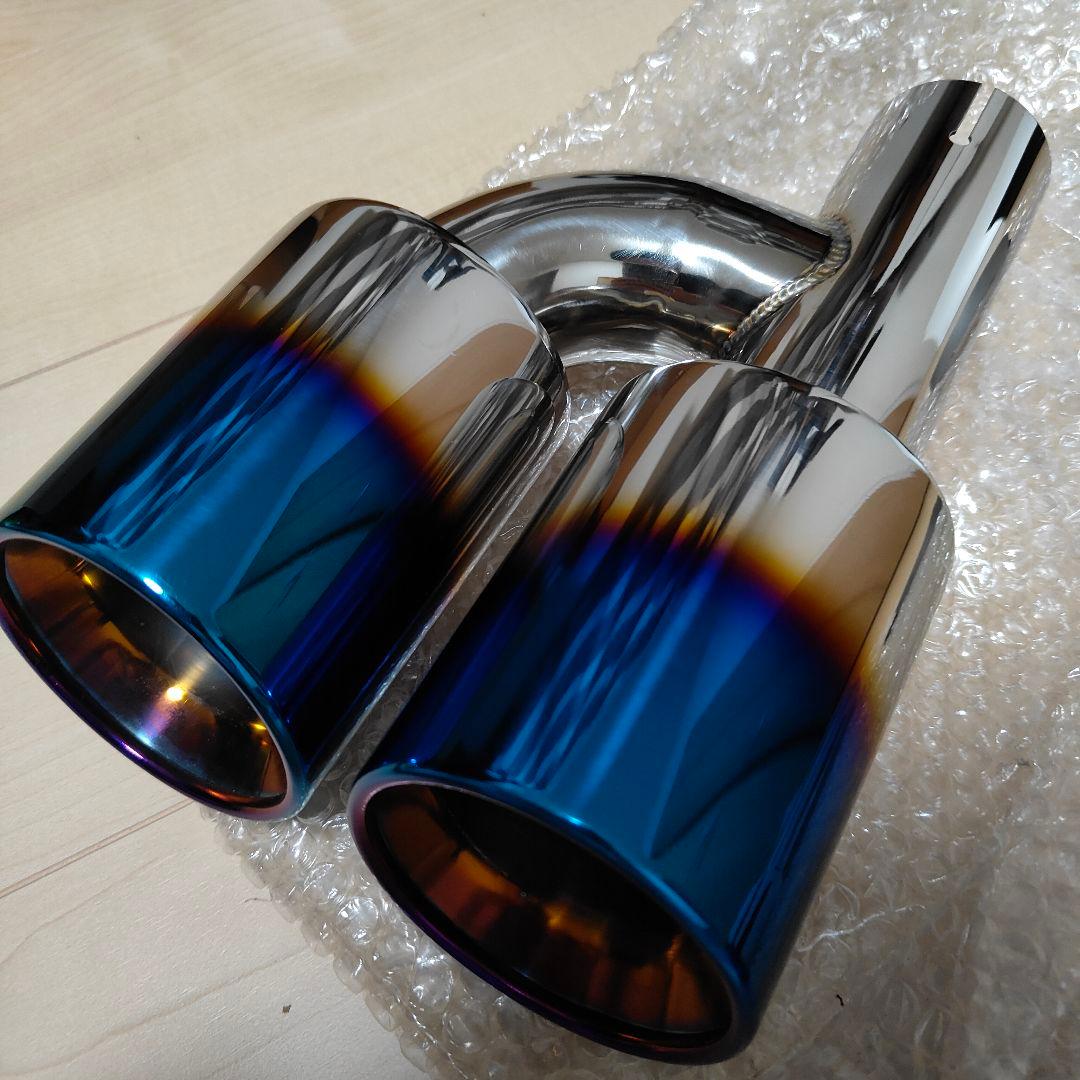 GOODGUNZ 左右デュアル出し チタンカラー マフラーカッター