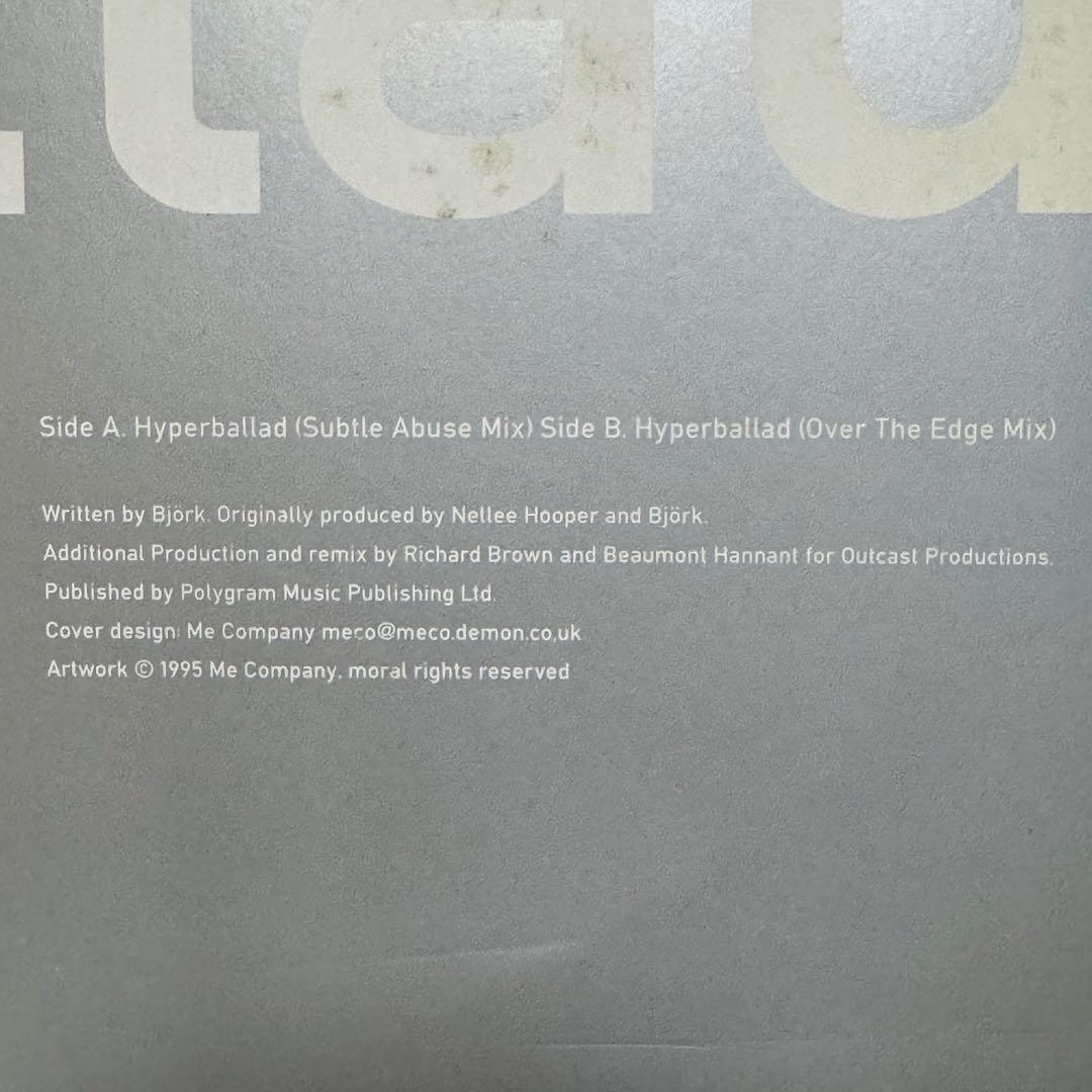 洋楽 Bjork / Hyperballad - LFO&Outcast Mixes