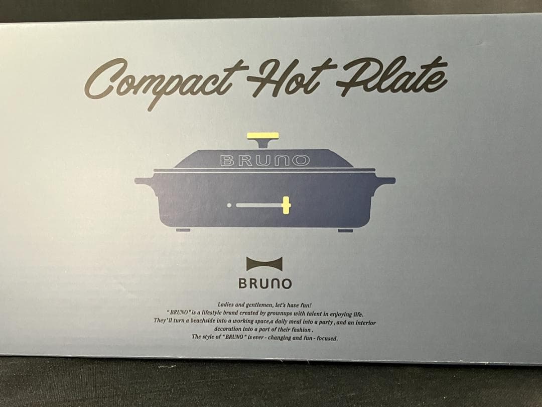 動作確認済 BRUNO ブルーノ ホットプレート ネイビー 未使用箱付き品