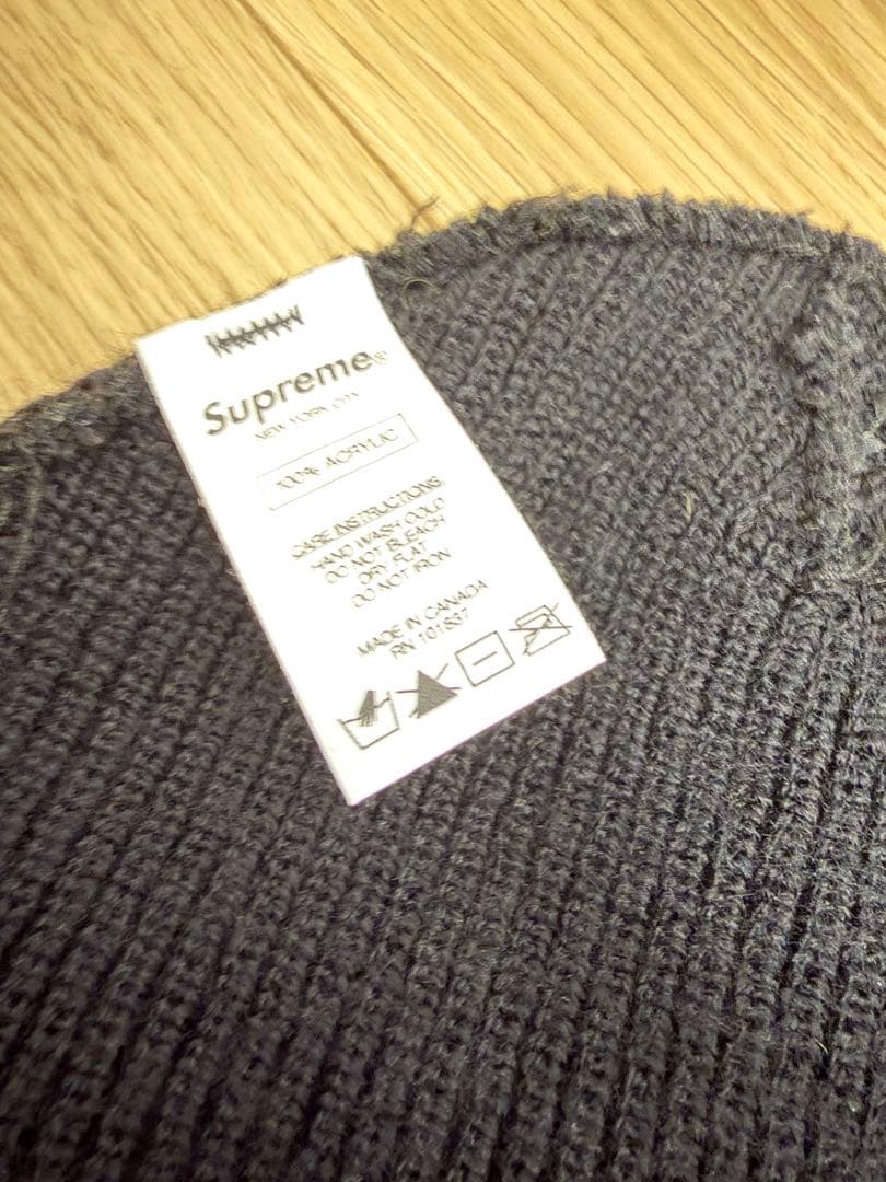 Supreme Basic Beanie ベーシックビーニー　ブラック　ニット帽