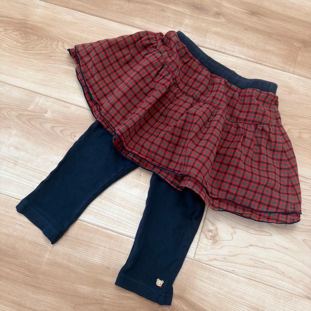 familiar 90cm 春の上下セット