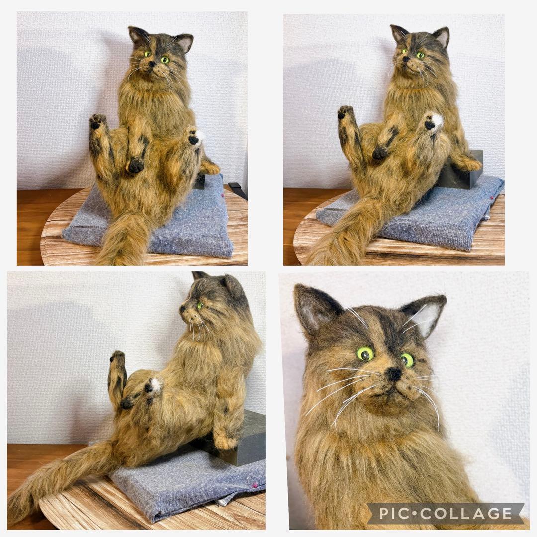 【専用】羊毛フェルト猫 リアル猫ちゃん　ハンドメイドcats felt