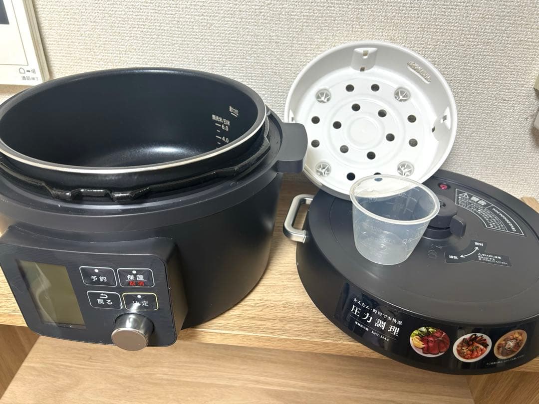 アイリスオーヤマ 電気圧力鍋 4.0L レシピブック付 自動メニュー 低温調理
