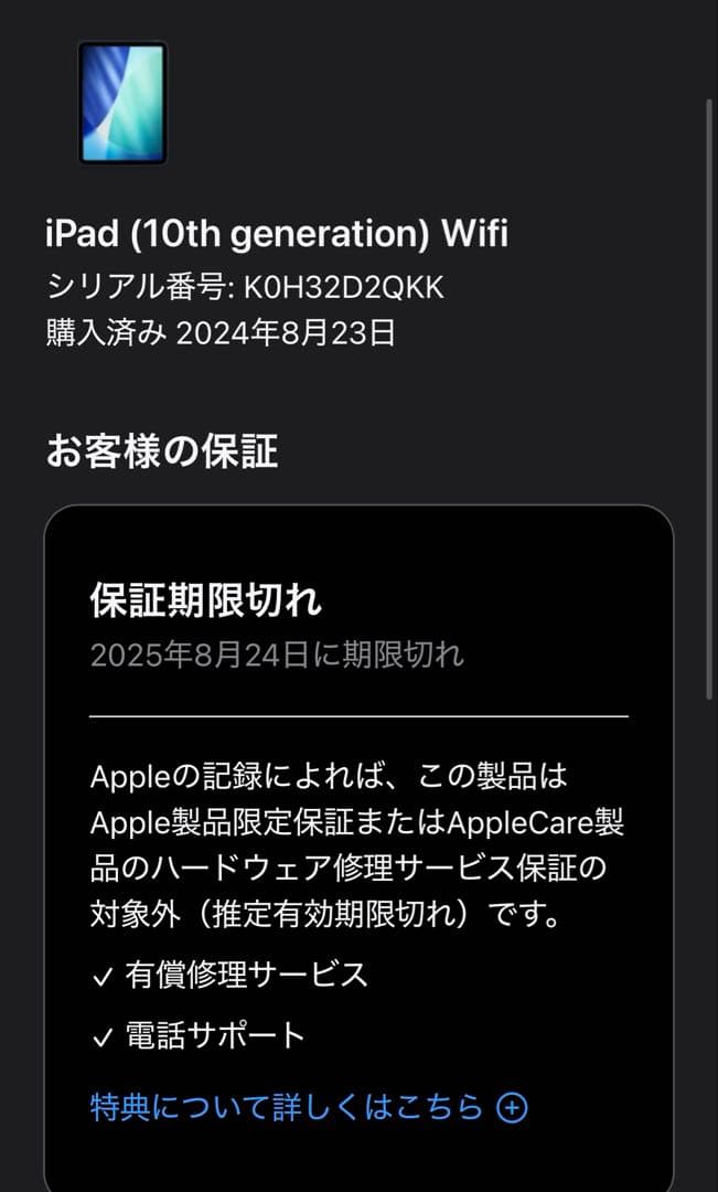 iPad 第10世代　64GB Wi-Fi ブルー