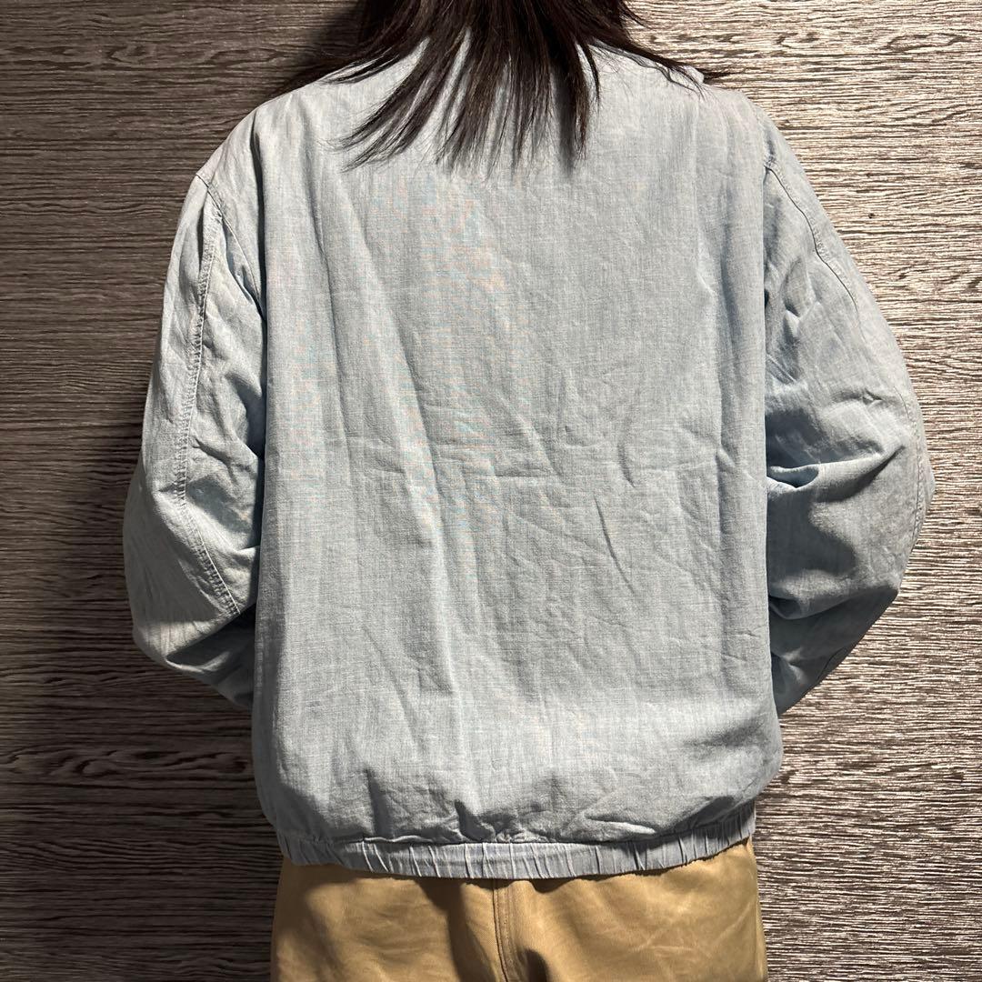 ポロ ラルフローレン　シャンブレー　スイングトップ　ブルゾン　L