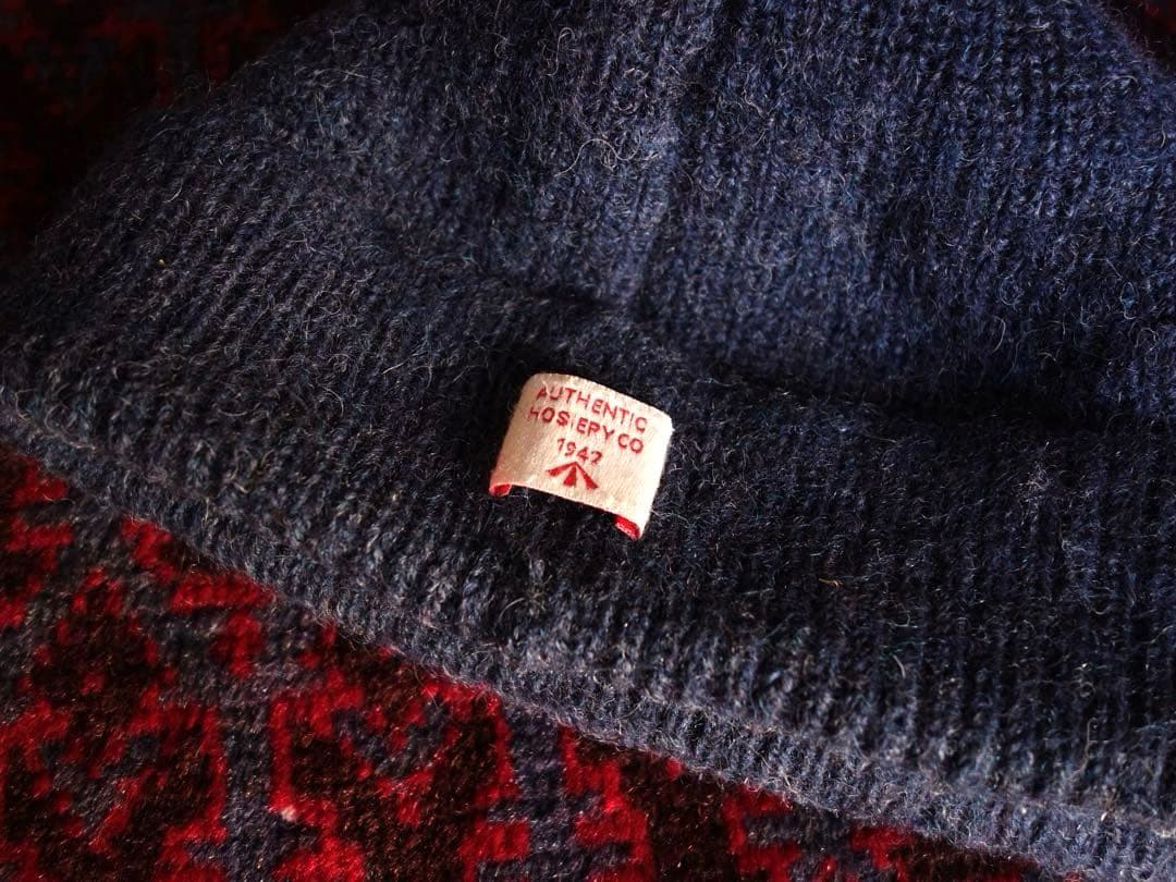 nigel cabourn ビーニー ウールニットキャップ スコットランド製
