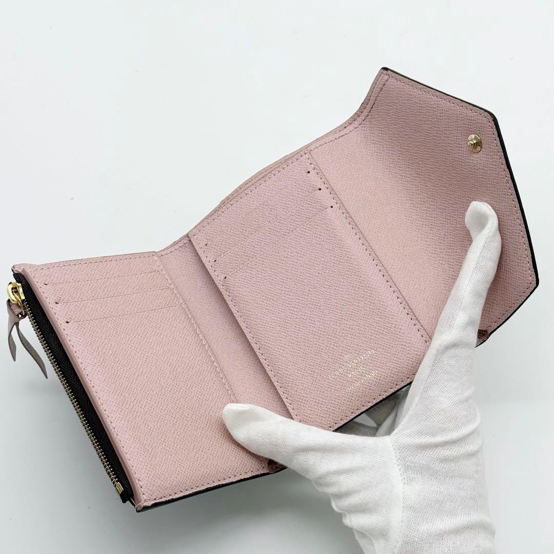 em310IC内蔵現行✨ルイヴィトン モノグラム ヴィクトリーヌ ミニ財布