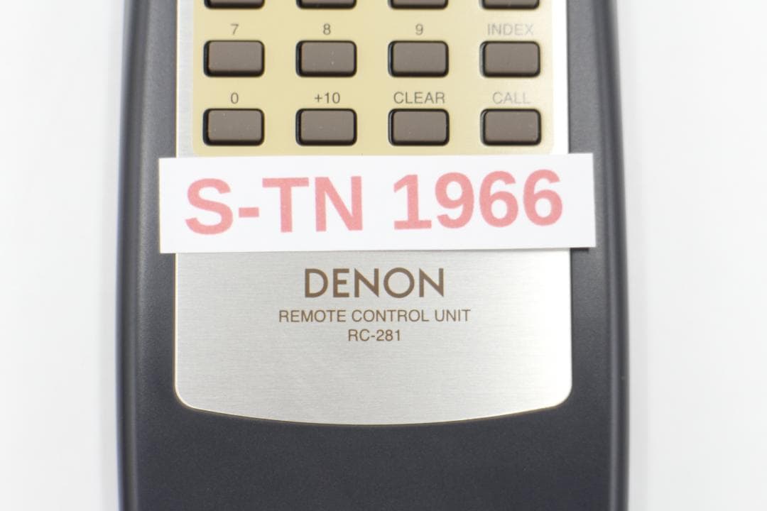 [S-TN 1966] 品新 DENON オーディオリモコン RC-281