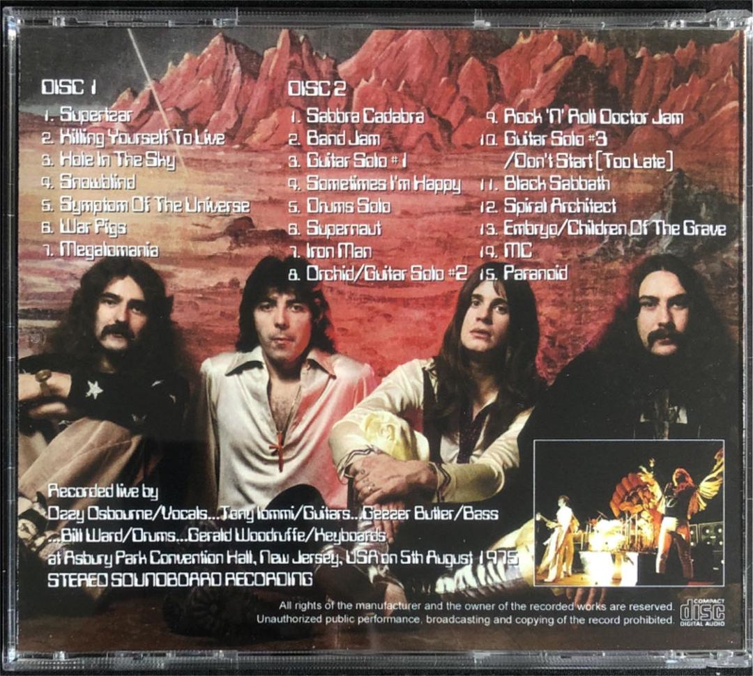 2CD＋CD-R＋DVD-R！BLACK SABBATH/ LIVE 1975