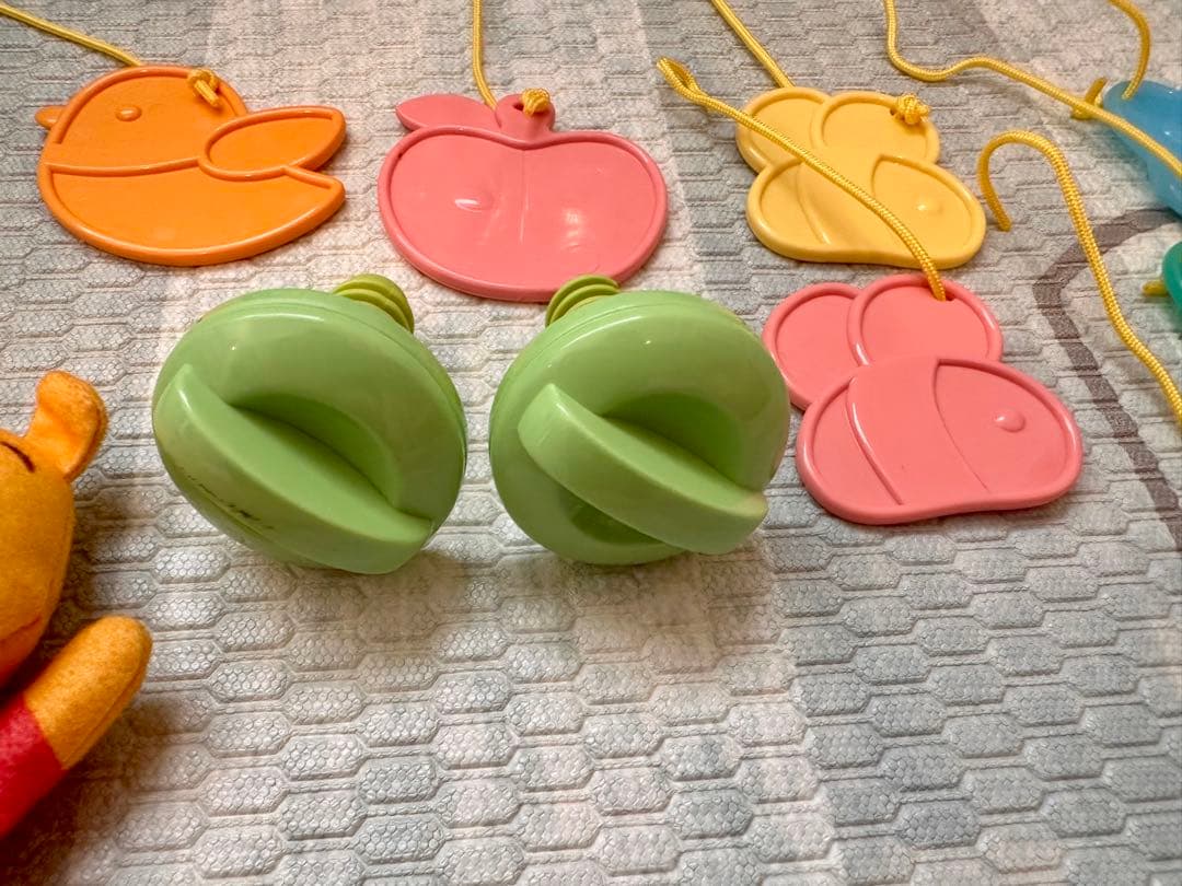 【美品】くまのプーさん えらべる回転 6WAYジムにへんしんメリー　プーメリー