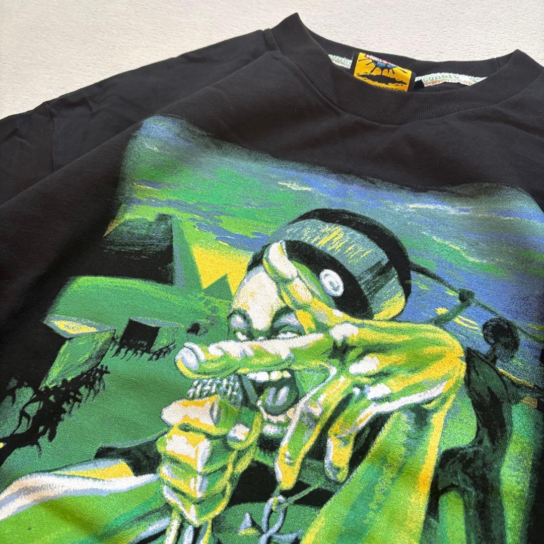 90s CONART コナート グラフィック Tシャツ ブラック ビンテージ