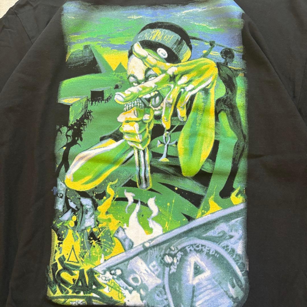 90s CONART コナート グラフィック Tシャツ ブラック ビンテージ