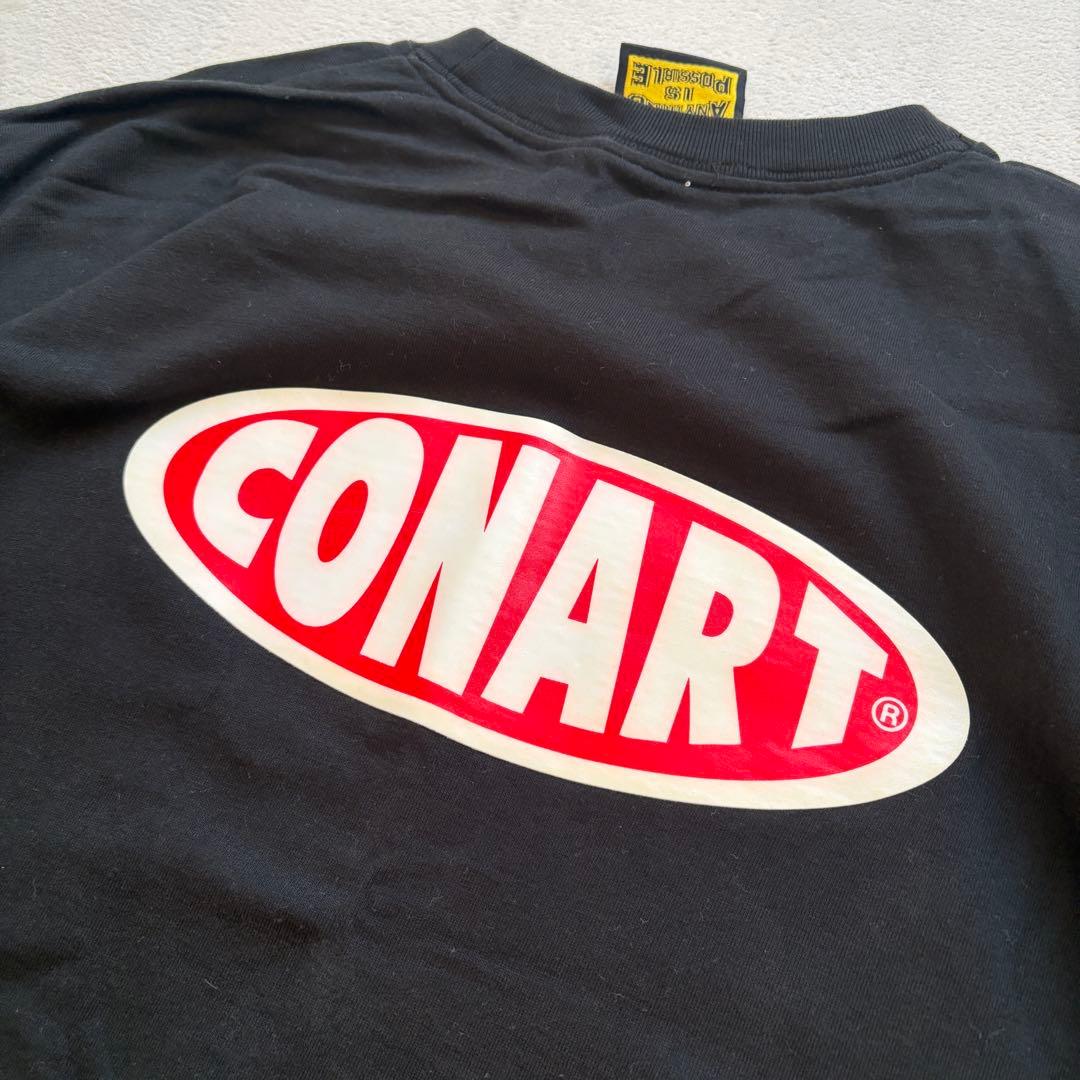 90s CONART コナート グラフィック Tシャツ ブラック ビンテージ