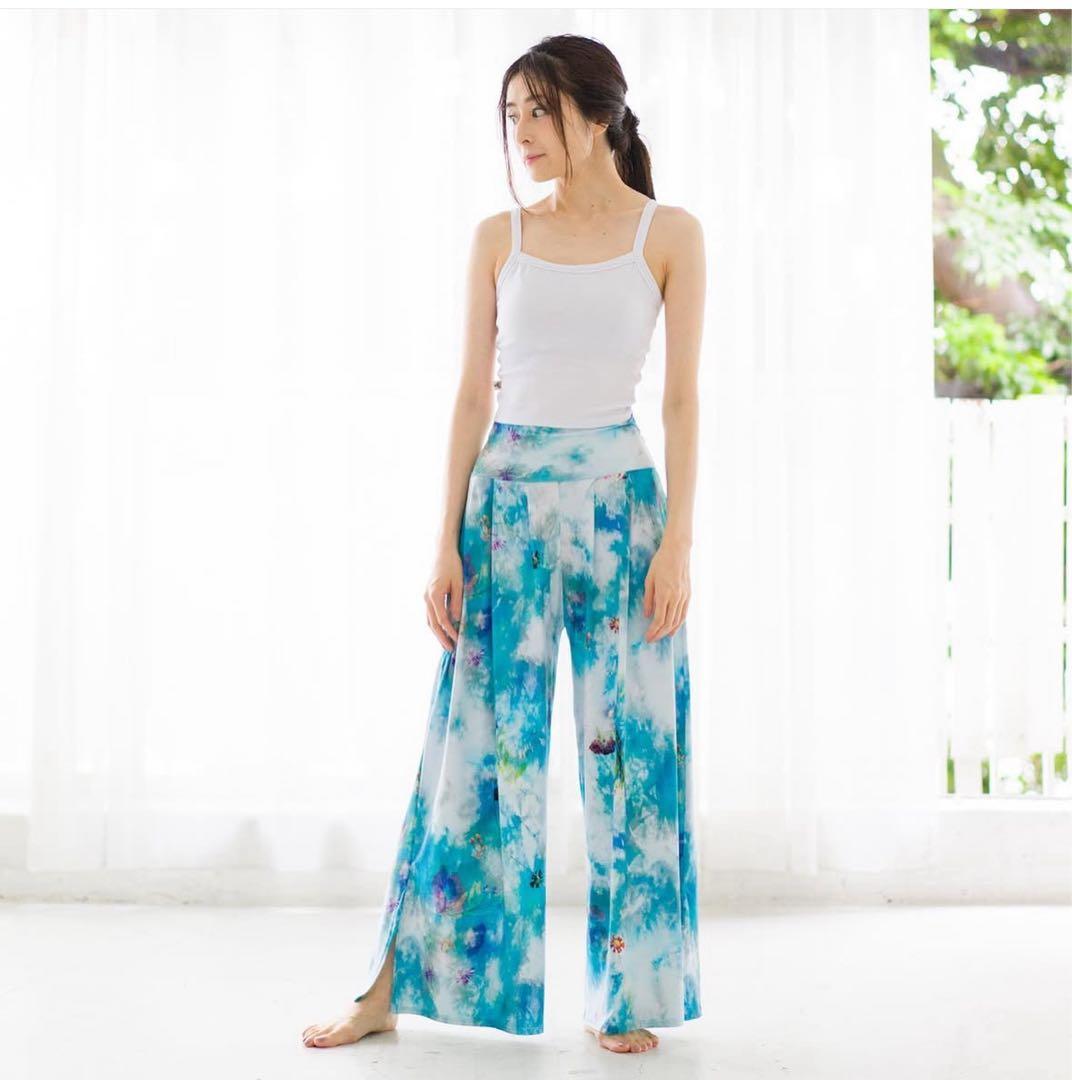 【Lindaworks】公式サイト完売！アーヤパンツ Gサイズ-ウォーターリリー