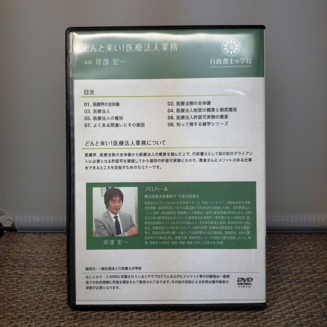 医療法人業務　行政書士実務DVD講座