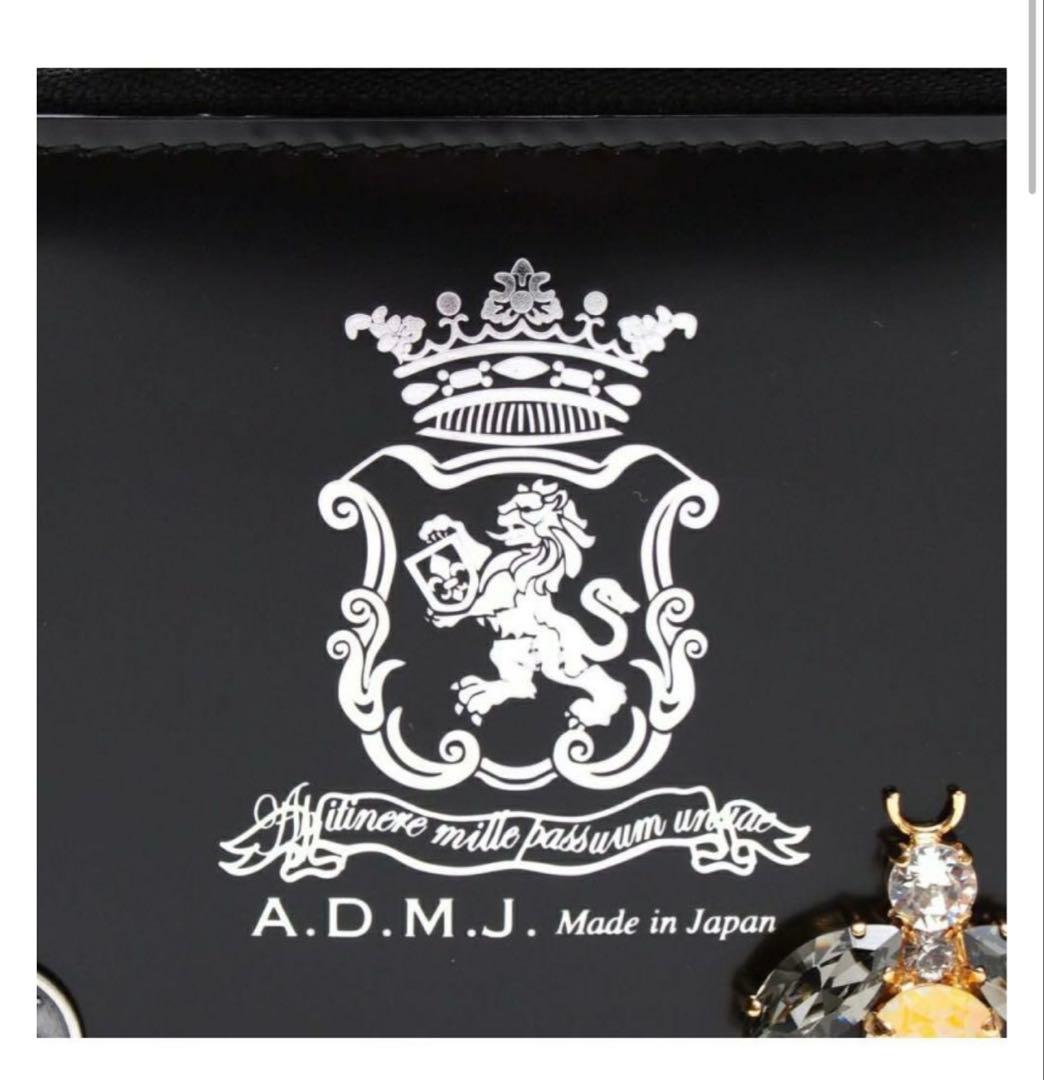 MYCD♡　新品未使用　ＡＤMＪ　コンパクト　財布　スワロフスキー　ビー
