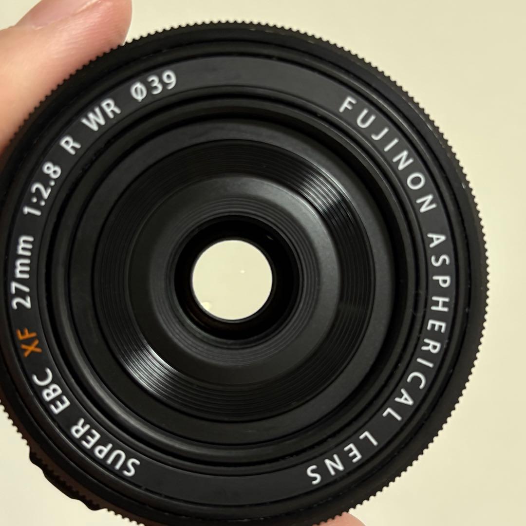 FUJIFILM XF27mmF2.8 R WR レンズ