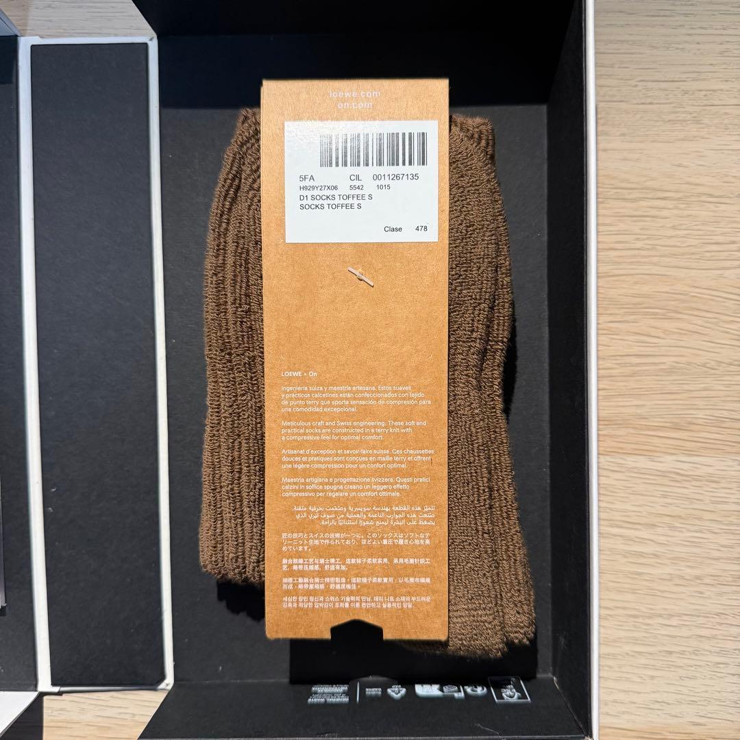 LOEWE × ON ロエベコラボ ソックス Sサイズ 完売品超レア　早い者勝ち