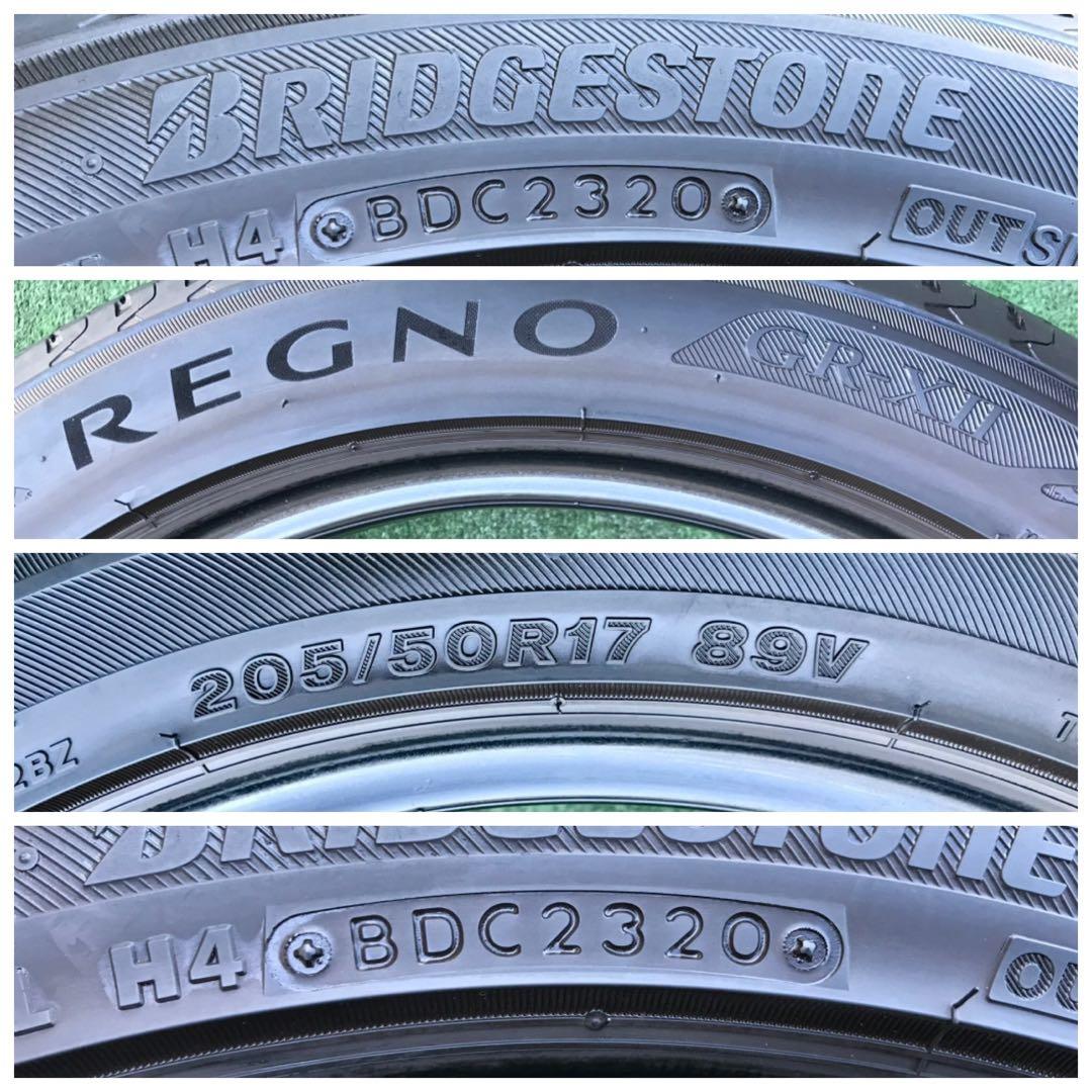 205/50 R17 BRIDGESTONE REGNO ラジアルタイヤ
