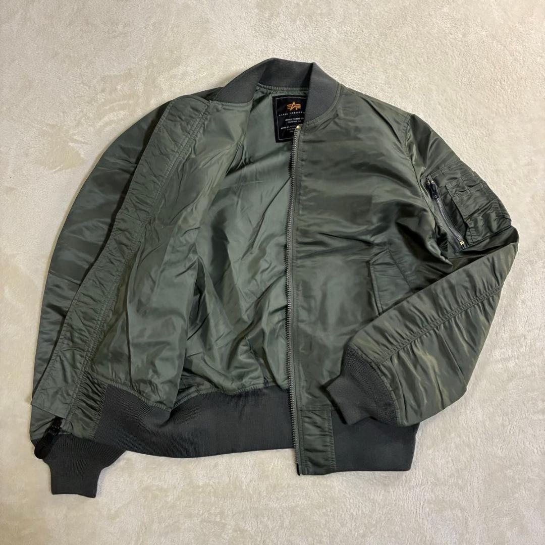 【美品】ALPHA フライトジャケット TA0414 L-2B メンズ S