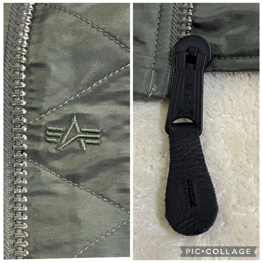 【美品】ALPHA フライトジャケット TA0414 L-2B メンズ S