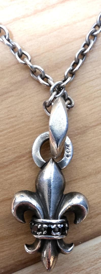 パトリックコックス シルバーネックレス 925 百合の紋章