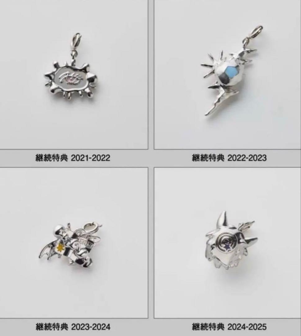 YOA’S necklace＆継続特典 オリジナルチャーム 4個セット