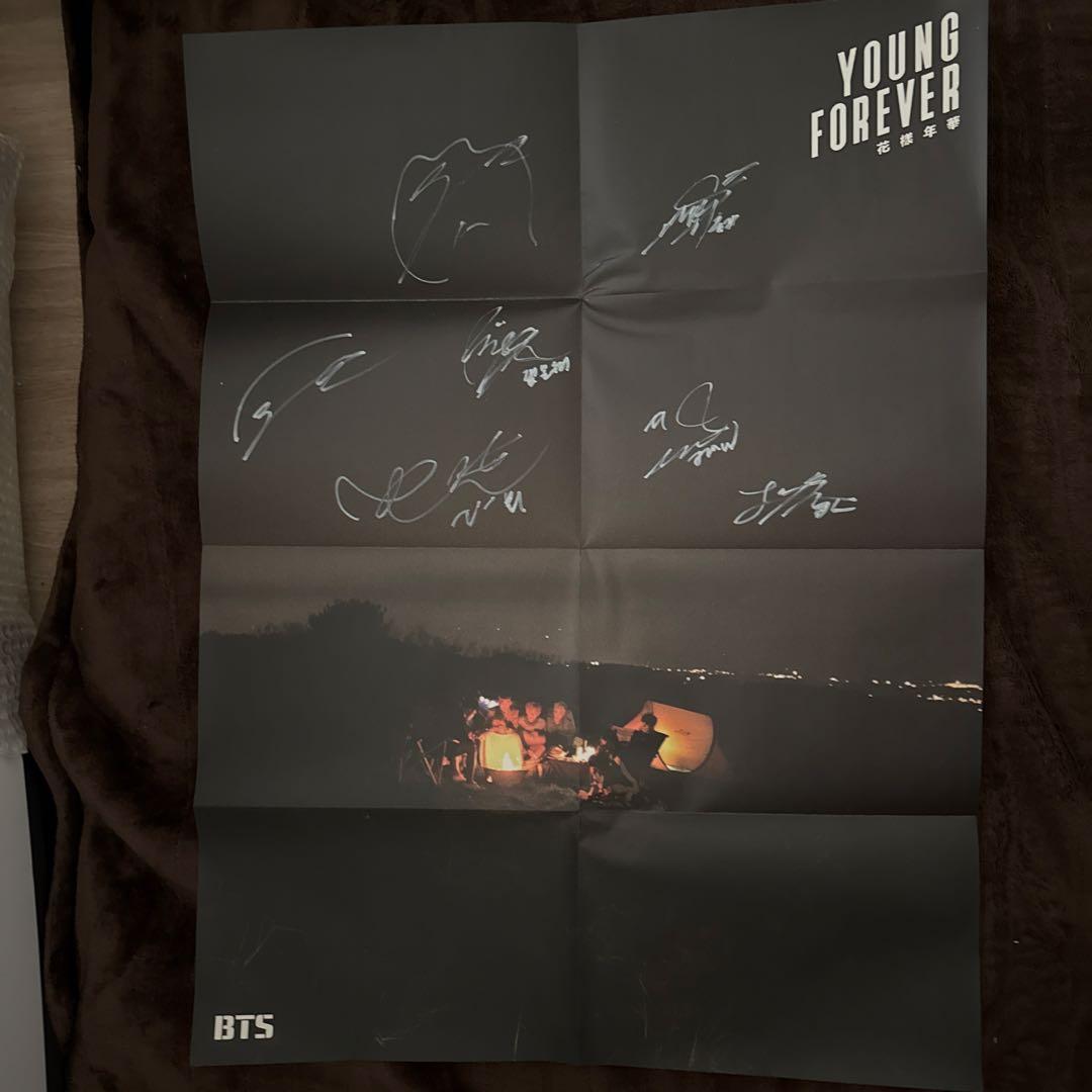 BTS YOUNG FOREVER 花様年華 サイン入りポスター