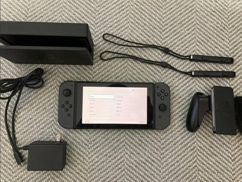 Nintendo Switch 本体グレー + 付属品 + 箱