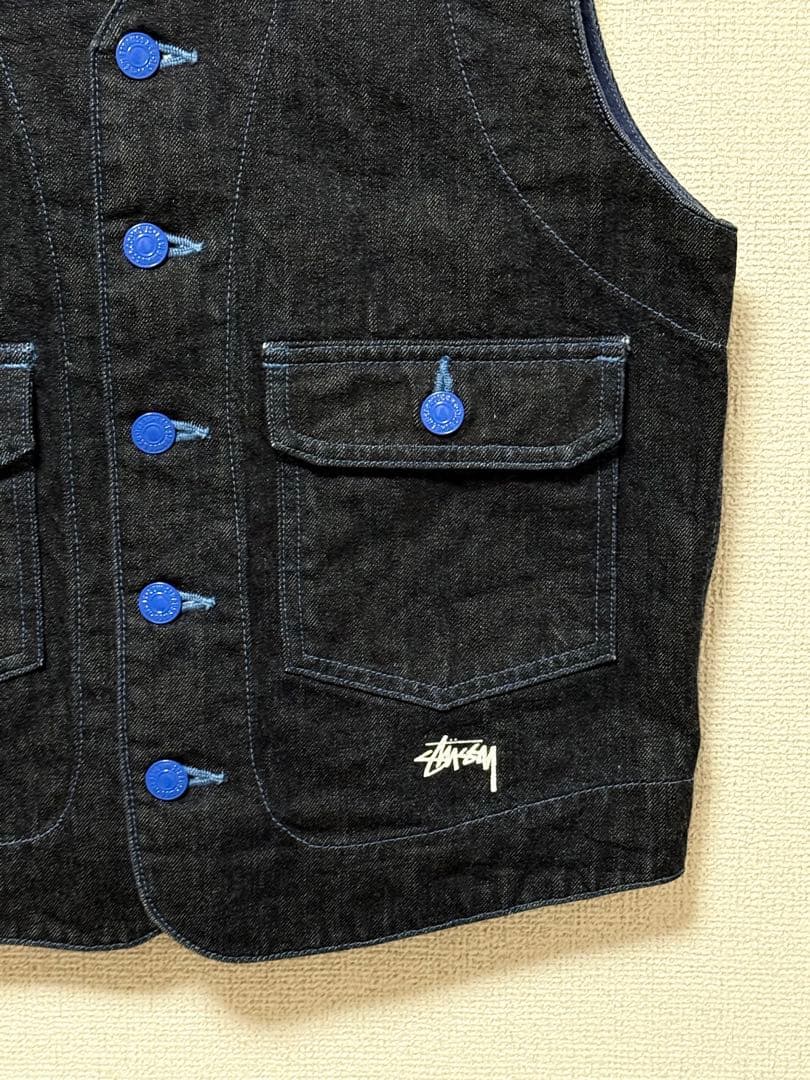 美品 Stussy Levi's コラボ デニムベスト