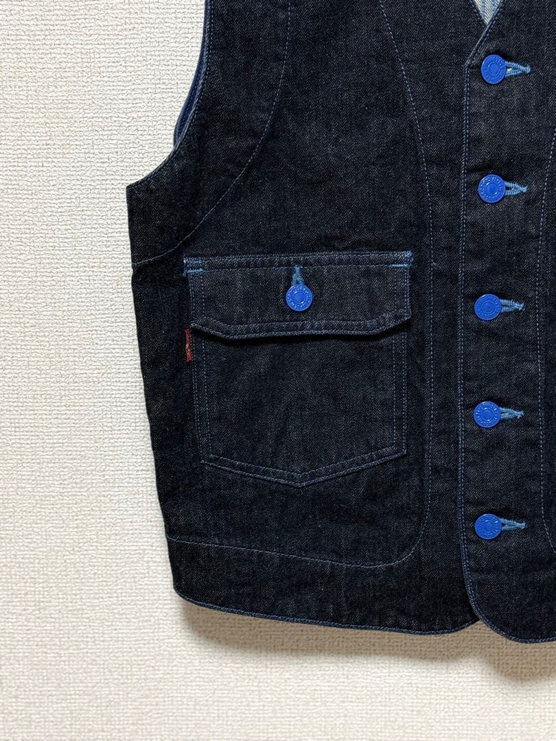 美品 Stussy Levi's コラボ デニムベスト