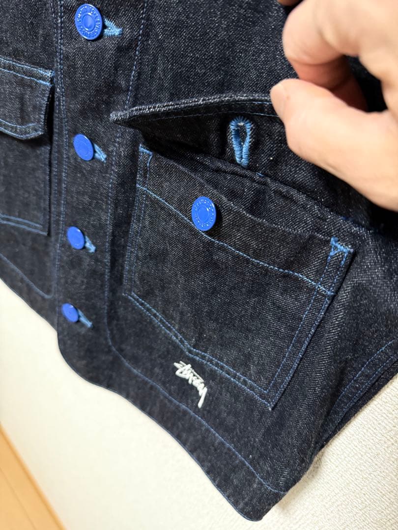 美品 Stussy Levi's コラボ デニムベスト