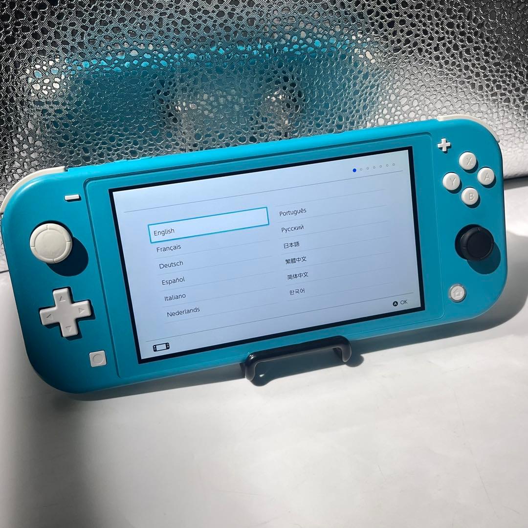 【箱付き・液晶美品】Switch Lite ターコイズ 本体 動作良好 任天堂
